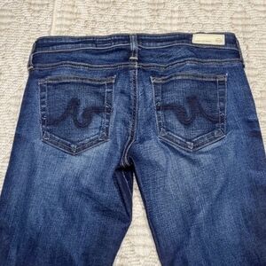 AG Adriano Goldschmied Women's Skinny Jeans - Dark Blue